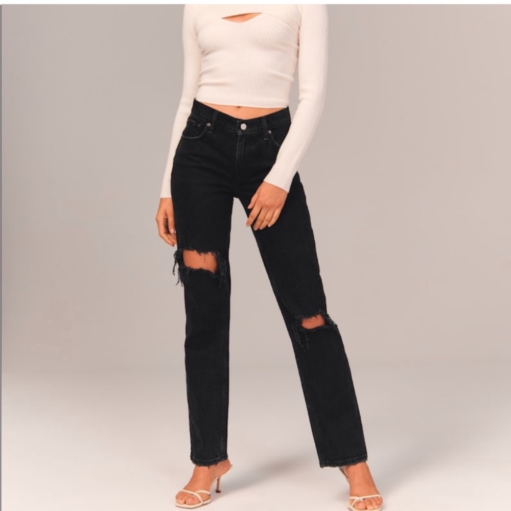 Abercrombie 90s Low Rise Straight Jeans